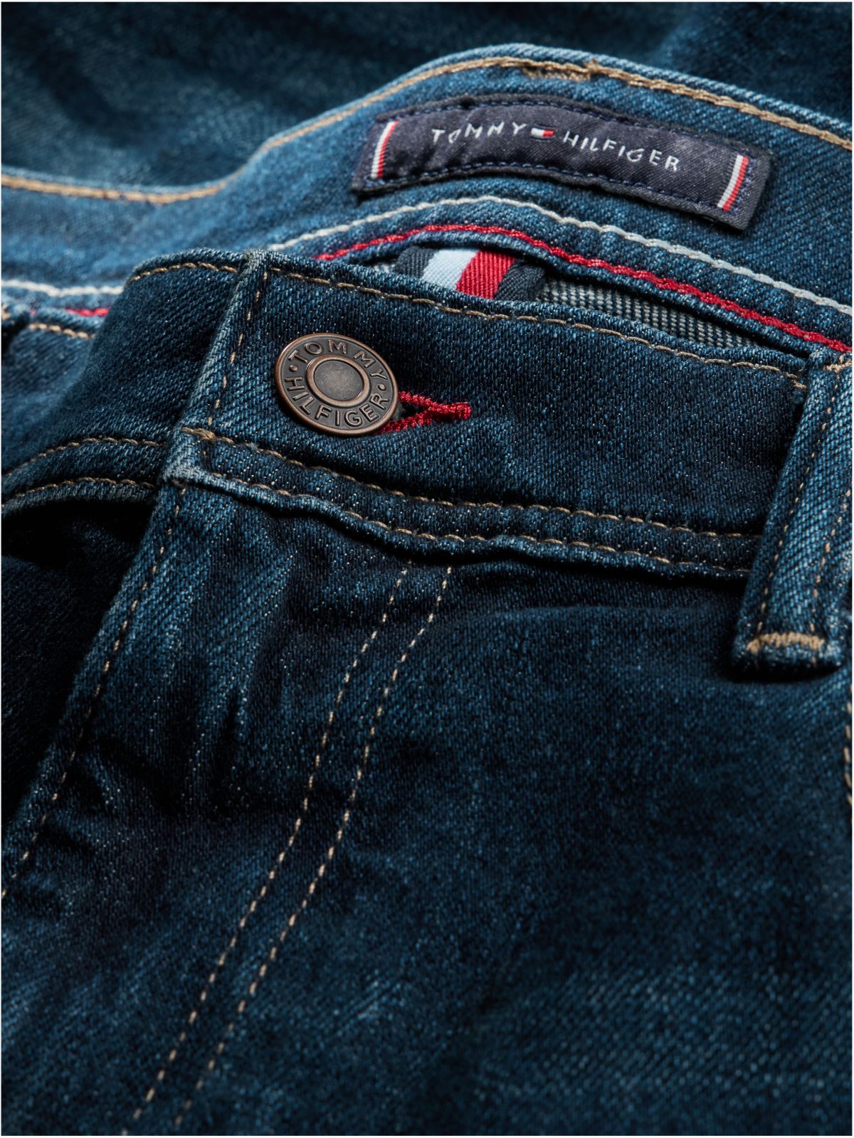 Lightweight Stretch Slim Jean — Medium Wash