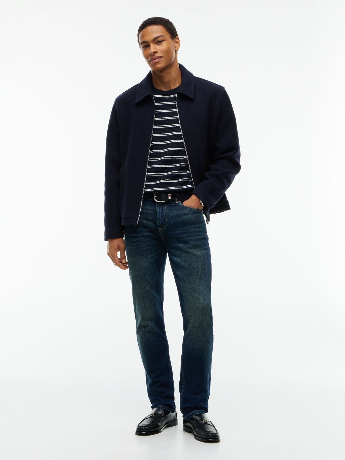 Lightweight Stretch Slim Jean — Medium Wash