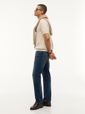 Мужские джинсы Tommy Hilfiger Straight Fit Jean, цвет: Тёмная варка — фото 3