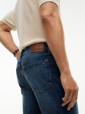 Мужские джинсы Tommy Hilfiger Straight Fit Jean, цвет: Тёмная варка — фото 4