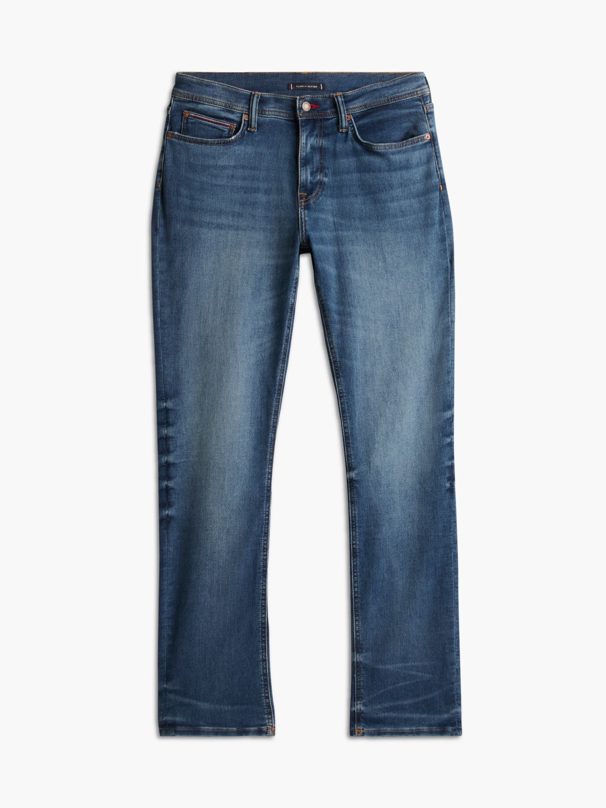 Stretch Straight Jean — Dark Medium Wash