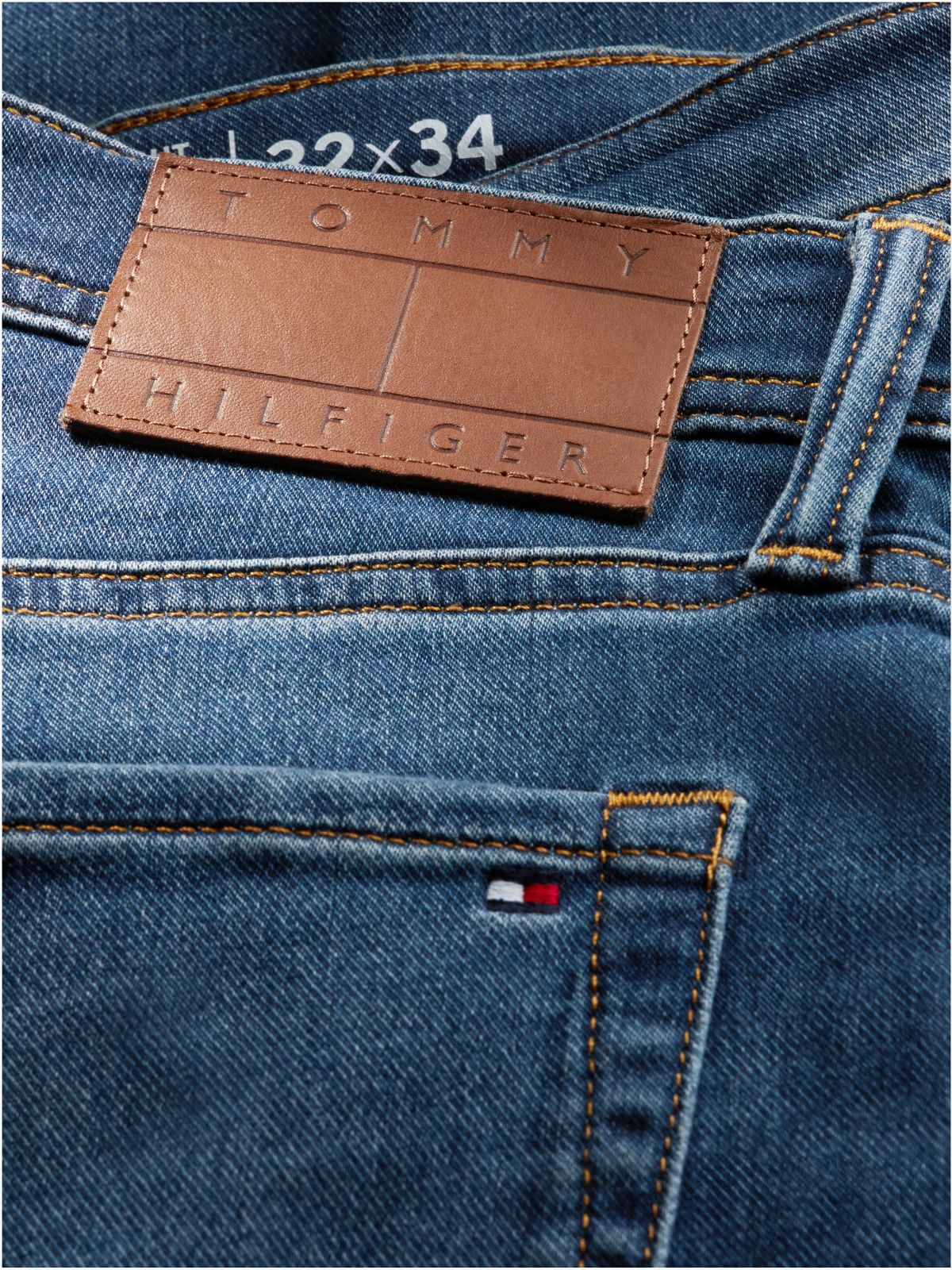 Stretch Straight Jean — Dark Medium Wash