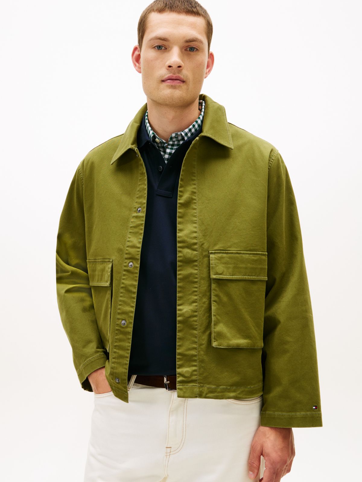 Lightweight Utility Jacket — Ghost Fern