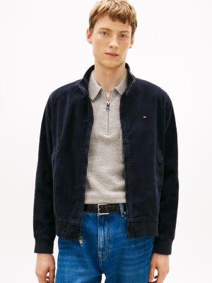 Stretch Corduroy Harrington Jacket, Navy