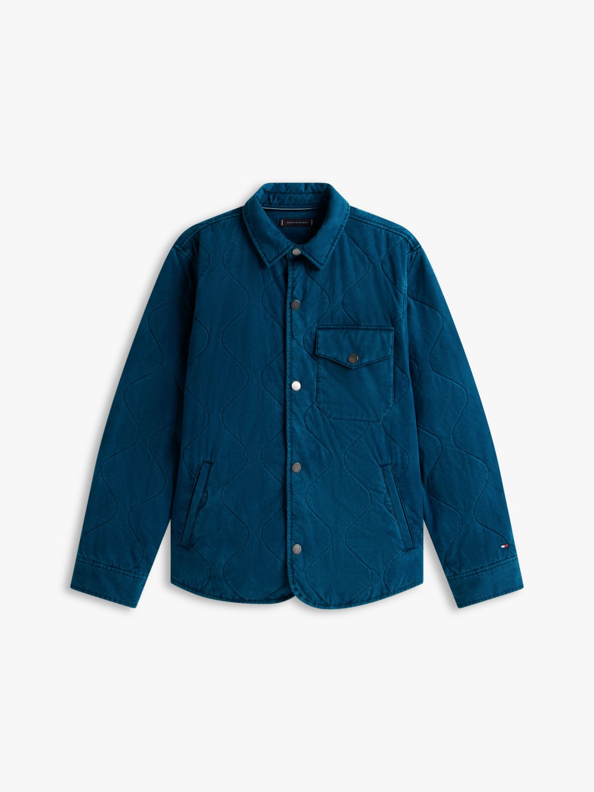Garment-Dyed Lightweight Quilted Jacket — Navy