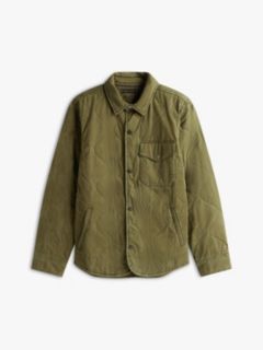 Garment-Dyed Lightweight Quilted Jacket — Army Green 5