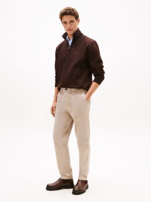 Herringbone Utility Pant, Smooth Taupe