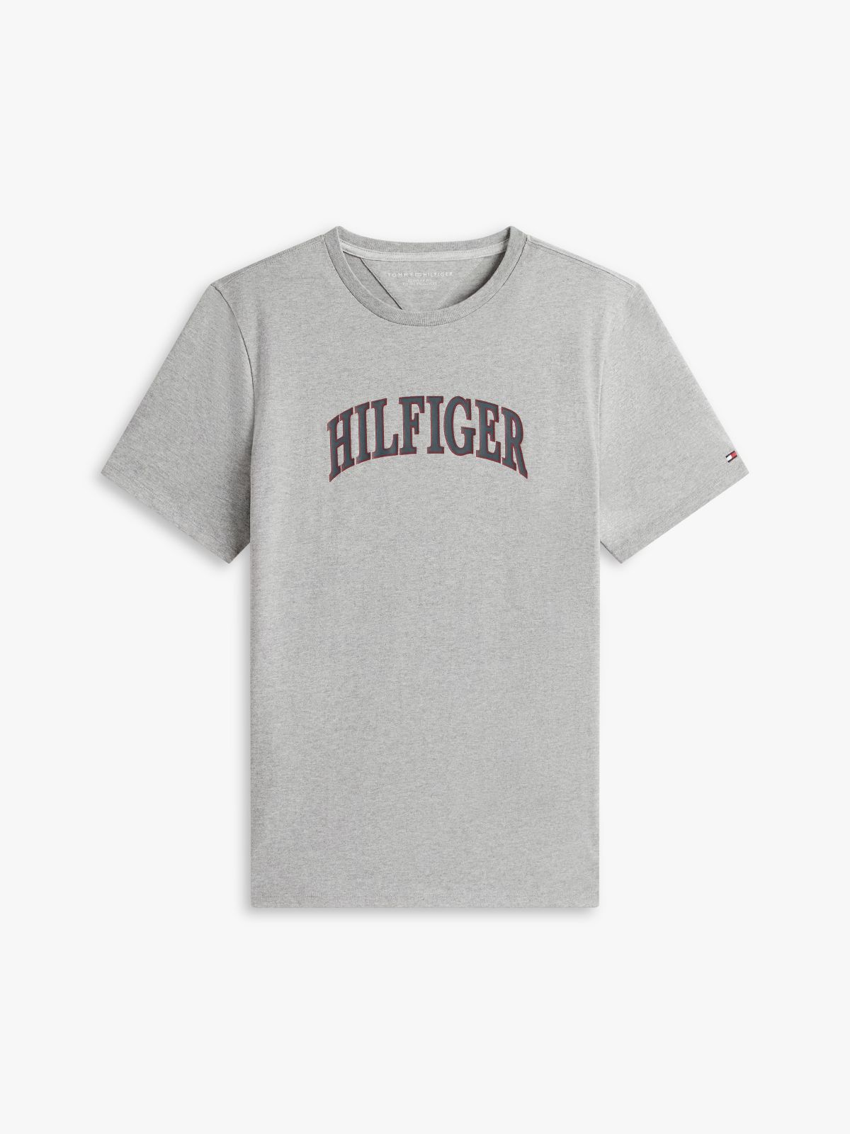 Hilfiger Arch Logo T-Shirt — Grey Heather