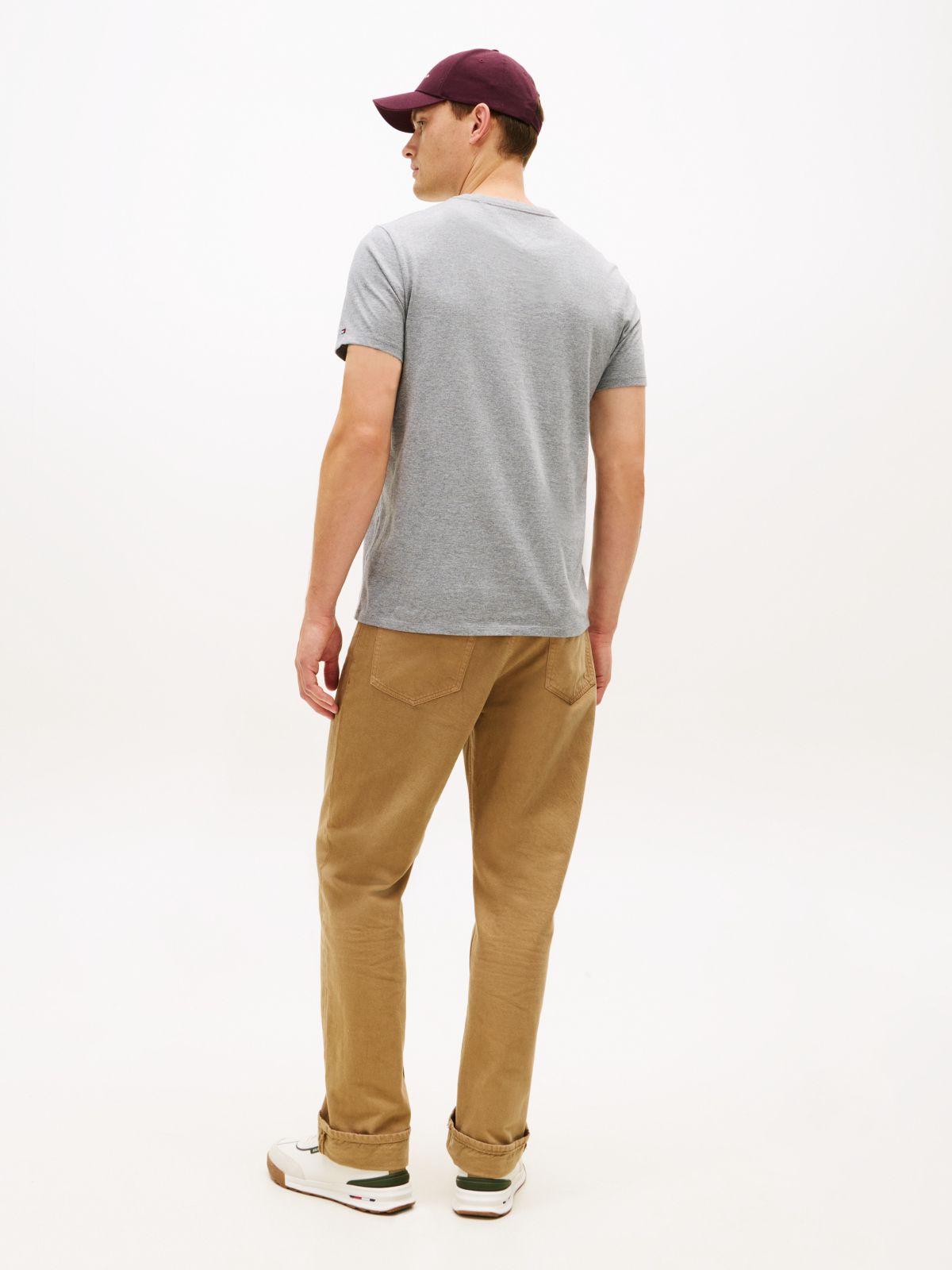 Hilfiger Arch Logo T-Shirt — Grey Heather