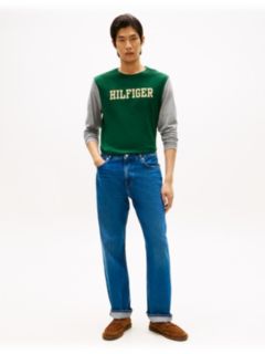 Long-Sleeve Colorblock Hilfiger T-Shirt — Ornamental Green 3