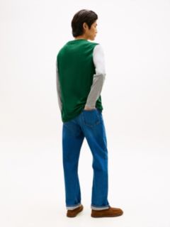 Long-Sleeve Colorblock Hilfiger T-Shirt — Ornamental Green 4