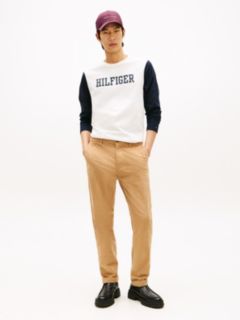 Long-Sleeve Colorblock Hilfiger T-Shirt — Ivory 3