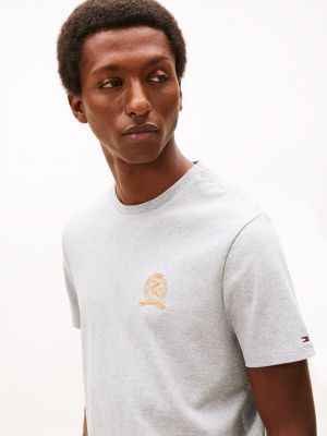 Embroidered Crest Logo T-Shirt | Tommy Hilfiger USA