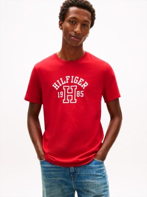 Hilfiger 1985 Logo T-Shirt, Primary Red