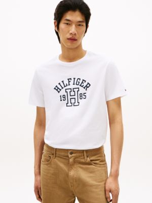Hilfiger 1985 Logo T-Shirt, Optic White