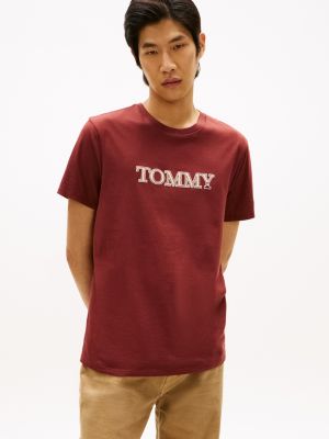 Tommy Graphic Logo T-Shirt, Carmine Rust