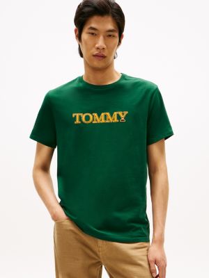 Tommy Graphic Logo T-Shirt, Ornamental Green