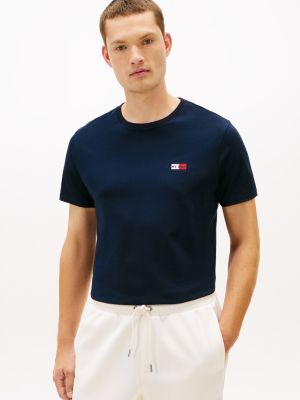 Flag Graphic Logo T-Shirt, Navy