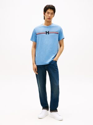 Мужские футболки Tommy Hilfiger Signature H Stripe T-Shirt — фото 2