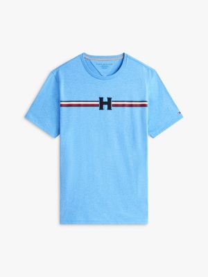 Мужские футболки Tommy Hilfiger Signature H Stripe T-Shirt — фото 5