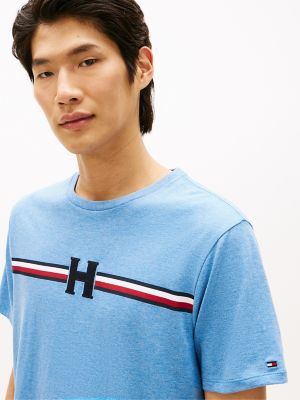 Мужские футболки Tommy Hilfiger Signature H Stripe T-Shirt — фото 3