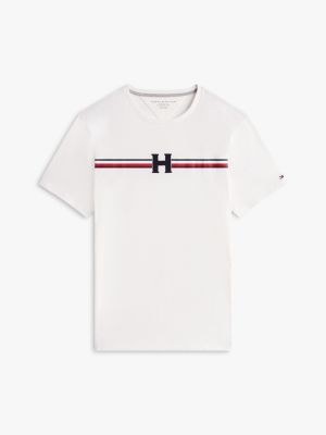 Signature H Stripe T-Shirt | Tommy Hilfiger USA