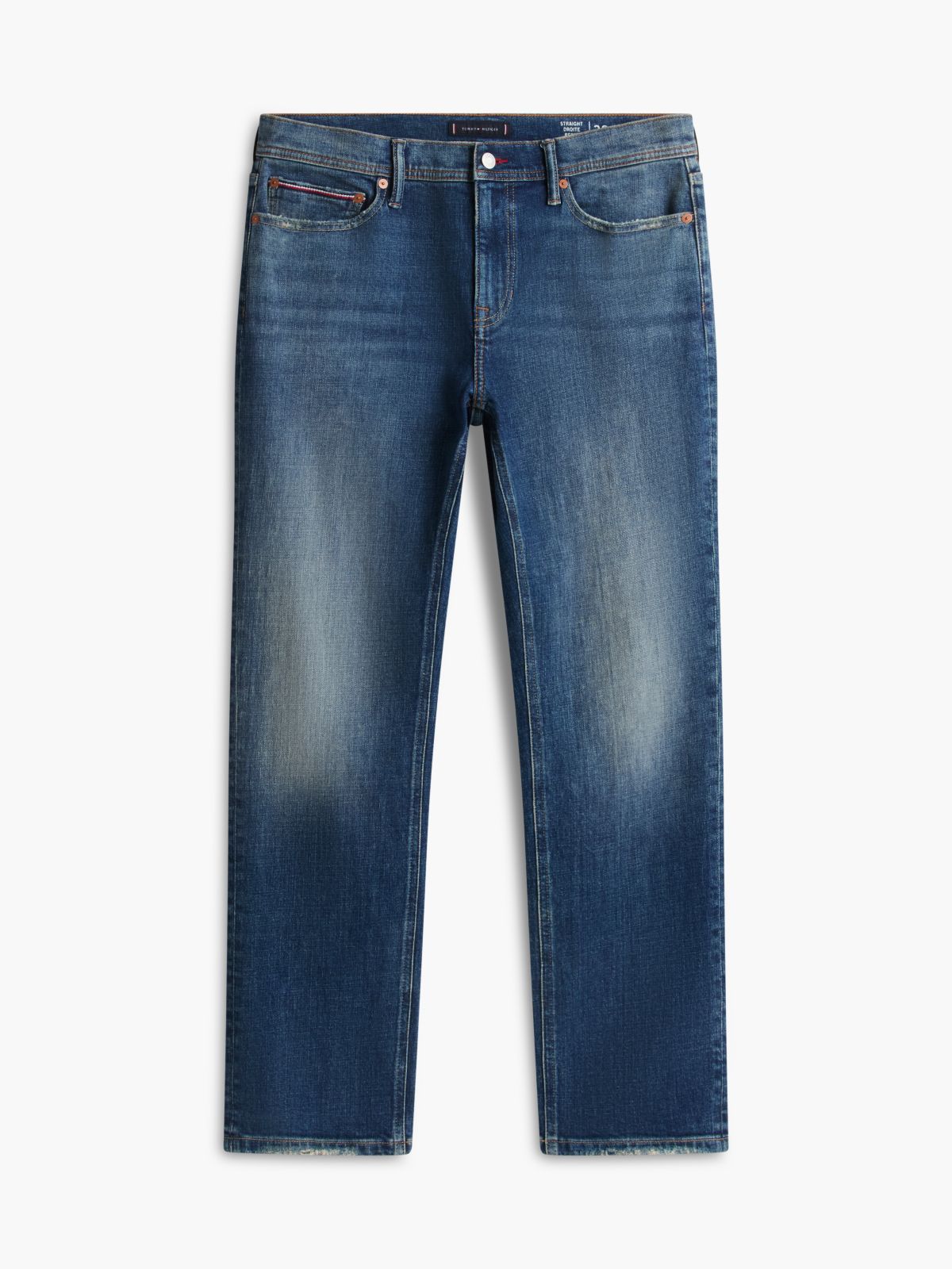 Straight Jean — Medium Dark Wash Denim