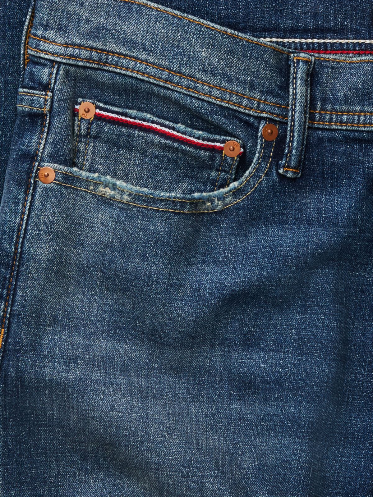Straight Jean — Medium Dark Wash Denim