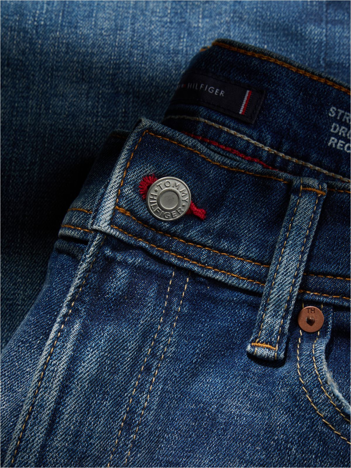 Straight Jean — Medium Dark Wash Denim