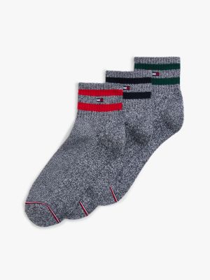 Varsity Athletic Quarter-Top Sock 3-Pack, Navy / Multi