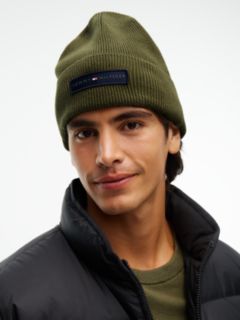 Monotype Patch Rib-Knit Beanie — Huntsman Green 4