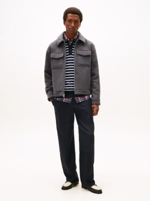Wool-Blend Zip Jacket | Tommy Hilfiger USA