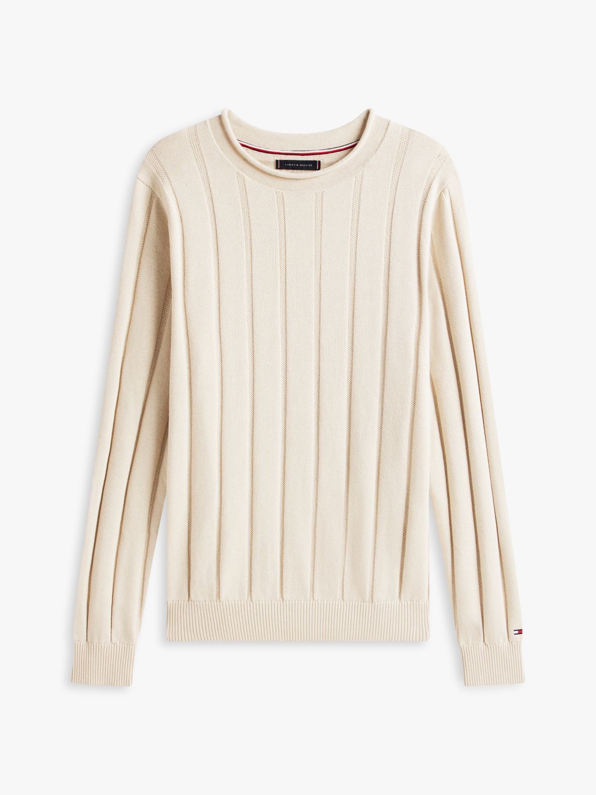 Relaxed Rollneck Sweater — Bleached Stone