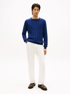 Relaxed Rollneck Sweater — Navy 2