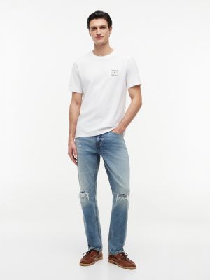 Tommy Hilfiger Men's Straight Jean - Medium Wash Denim - 34W x 34L