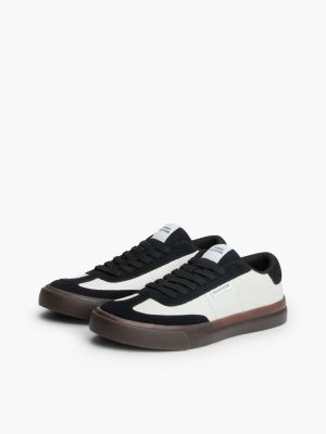 Мужские кроссовки Tommy Hilfiger Suede & Leather Vulcanized, цвет: Экрю — фото 2
