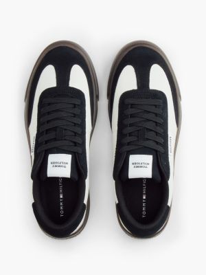 Мужские кроссовки Tommy Hilfiger Suede & Leather Vulcanized, цвет: Экрю — фото 3