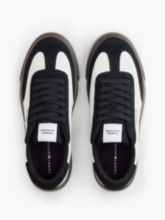 Suede & Leather Vulcanized Sneaker — Ecru 3