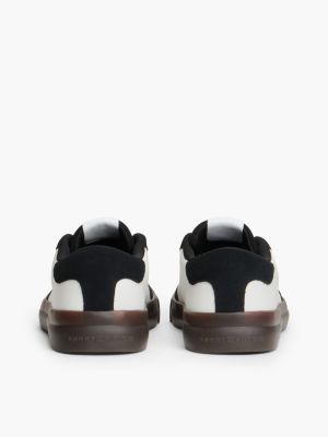 Мужские кроссовки Tommy Hilfiger Suede & Leather Vulcanized, цвет: Экрю — фото 4