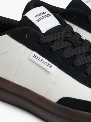 Мужские кроссовки Tommy Hilfiger Suede & Leather Vulcanized, цвет: Экрю — фото 6