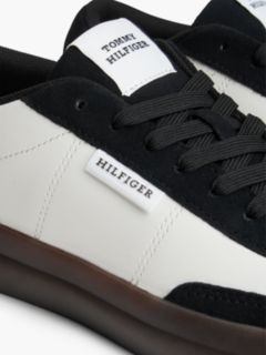 Suede & Leather Vulcanized Sneaker — Ecru 6