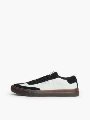 Мужские кроссовки Tommy Hilfiger Suede & Leather Vulcanized, цвет: Экрю — фото 7