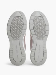 Suede Mix Runner Sneaker — Cream/Sterling Grey 5