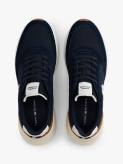 Suede Mix Runner Sneaker — Navy/Highland Khaki 3