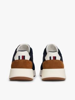 Suede Mix Runner Sneaker — Navy/Highland Khaki 4