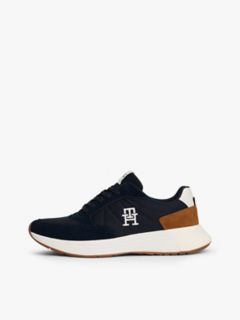 Suede Mix Runner Sneaker — Navy/Highland Khaki 7