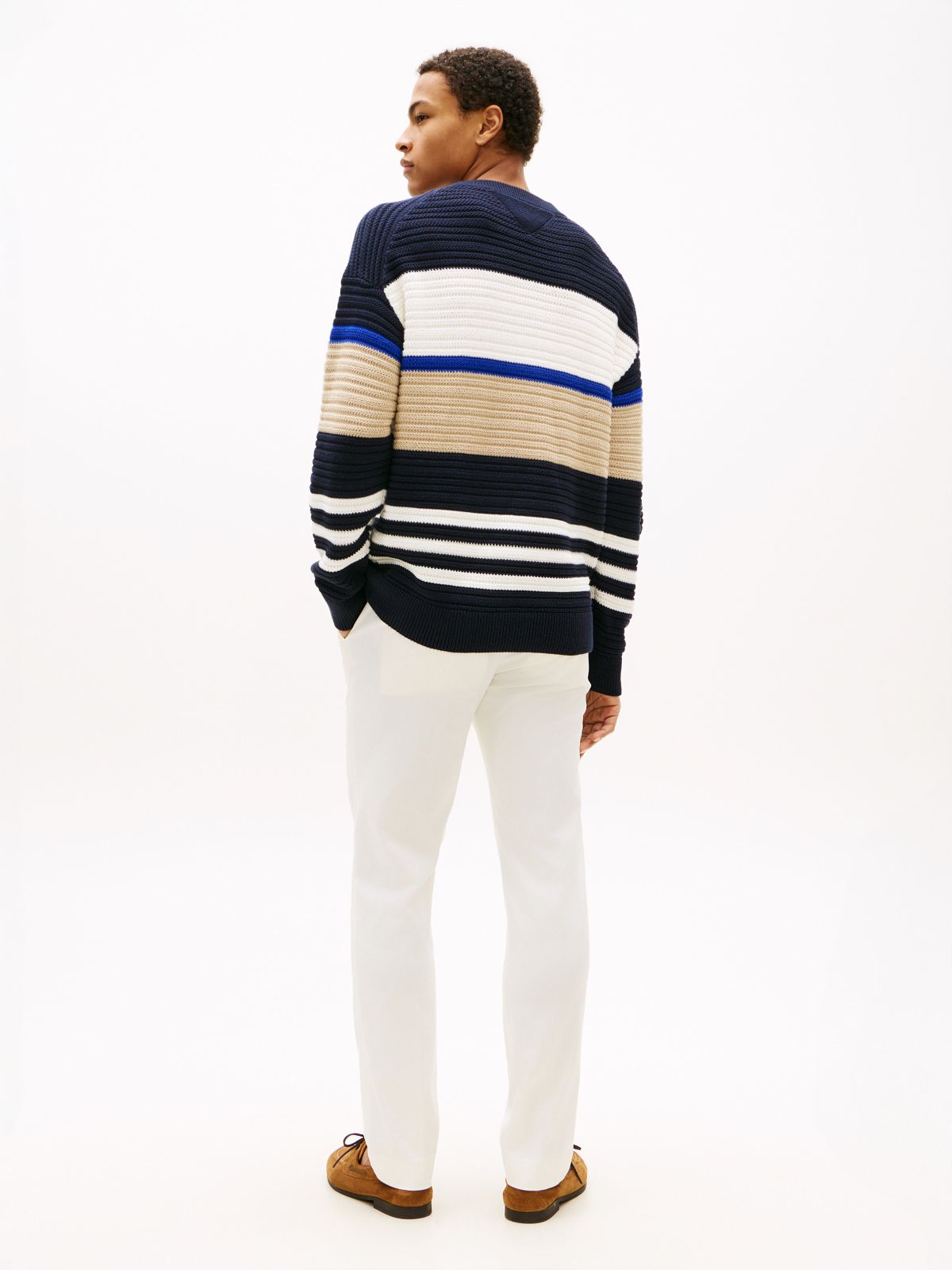 Colorblock Sweater — Navy/Multi Colorblock