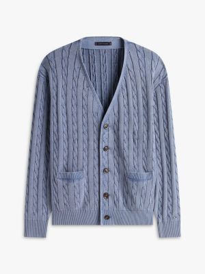 Женские кардиганы Tommy Hilfiger Garment-Dyed Cable Knit Cardigan — фото 6