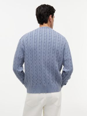 Garment-Dyed Cable Knit Cardigan | Tommy Hilfiger USA
