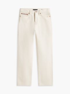 Garment-Dyed Straight Jean — Ecru 6